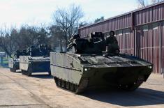 Obuka na modernizovanim borbenim vozilima pešadije