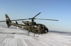 Зимски циклус летачке обуке на вишенаменским хеликоптерима