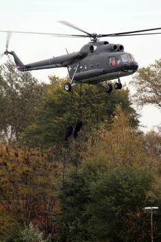 Dress rehearsal of SAF operational capabilities demonstration at the ceremony in Novi Sad