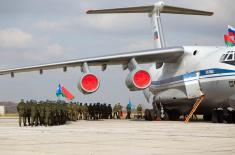 Participants of the Military Exercise Slavic Brotherhood 2016 seen off 