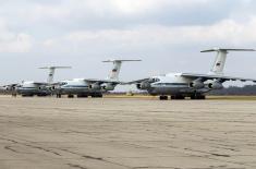 Participants of the Military Exercise Slavic Brotherhood 2016 seen off 