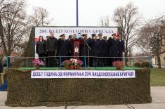 Ceremony on the Day of the 204th Aviation Brigade