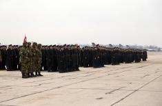 Ceremony on the Day of the 204th Aviation Brigade