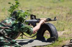 Training of reserve element at Peskovi range