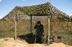 Training of reserve element at Peskovi range