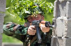 Training of reserve element at Peskovi range