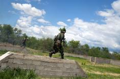 Training of reserve element at Peskovi range