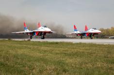 General Rehearsal for the Demonstration “Freedom 2017” at Batajnica Airport