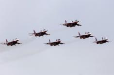 General Rehearsal for the Demonstration “Freedom 2017” at Batajnica Airport