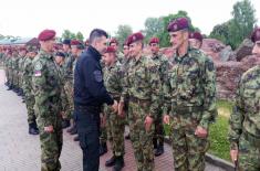 Minister of Defence at the Exercise “Slavic Brotherhood”