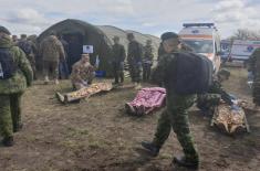 Serbian military medical personnel at the exercise “Vigorous Warrior 2019”