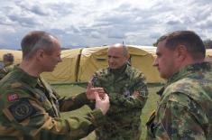 Serbian military medical personnel at the exercise “Vigorous Warrior 2019”