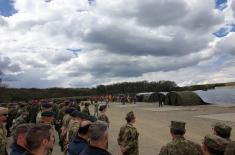 Serbian military medical personnel at the exercise “Vigorous Warrior 2019”