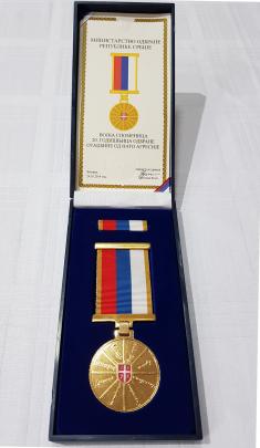 Awarding members of the 37th Motorized Brigade with military commemorative medals