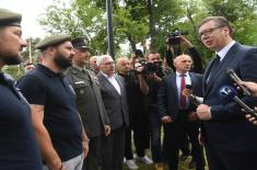 President Vučić lays wreath at Monument to Heroes of Košare