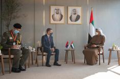 Minister Stefanović meets with Sheikh Mohamed bin Zayed