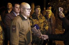 Ministar Vučević u Novom Pazaru: Vojska ima mogućnosti, volju i hrabrost da pomogne