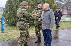 Minister Vučević visits units in Raška and Novi Pazar