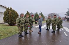 Minister Vučević visits units in Raška and Novi Pazar