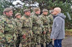 Minister Vučević visits units in Raška and Novi Pazar