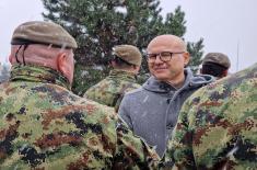 Minister Vučević visits units in Raška and Novi Pazar