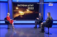 Minister Stefanović:  I am proud of the Serbian Armed Forces and the capabilities they demonstrated at exercise “Fire Shield 2022”  