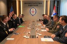 Minister Stefanović Met US EUCOM Deputy Commander