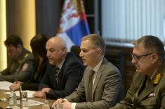 Minister Stefanović Met US EUCOM Deputy Commander