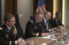 Minister Stefanović Met US EUCOM Deputy Commander