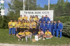 Military pentathlon team achieves top results at “Tribalion” race