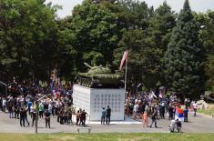 Memorial to members of Armed Forces and Police killed in 1998 and 1999 unveiled in Leskovac