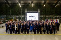 Representatives of Ministry of Defence and Serbian Armed Forces attend handover of Multinational Helicopter Centre in Portugal