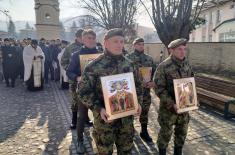 Учешће припадника војске у пливању за Часни крст