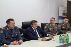 Sastanak ministra Gašića sa gradonačelnikom Leskovca