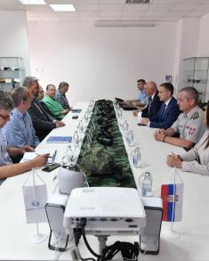 Minister Stefanović visits “Teleoptik-Gyroscopes" Company