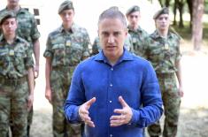 Minister Stefanović: Being a member of the armed forces and a doctor at the same time is a special honour