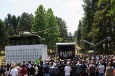 Memorial to members of Armed Forces and Police killed in 1998 and 1999 unveiled in Leskovac