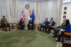 Meeting between Minister Vučević and UK Ambassador