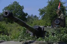 Minister Stefanović attends training and firing at Pasuljanske Livade