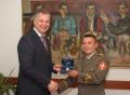 Minister presents awards to the most successful cadets, and sports events organizers