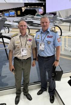 SAF delegation at Paris Air Show 
