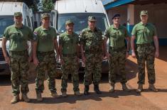 Chief of General Staff visits our peacekeepers in the Central African Republic