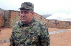 General Diković at the "West 2017" exercise in Russia