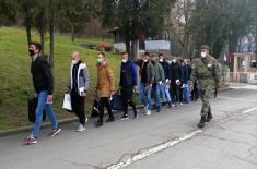 Пријем нове генерације војника на служење војног рока