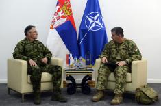 Meeting between Chief of Serbian Armed Forces General Staff and KFOR Commander
