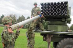 Training of Soldiers Serving Military Service in Mixed Artillery Brigade