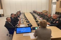 11th Class attending Advanced Security and Defence Studies on study visit to Brussels