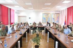 Algerian Advanced Warfighting School visits General Staff