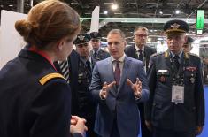 Ministar Stefanović na otvaranju Međunarodnog sajma vojne tehnike "EUROSATORY 2022" u Parizu