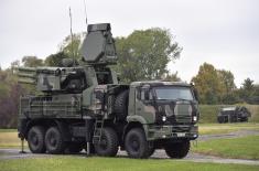 Training with Pantsir S1 Artillery Missile System